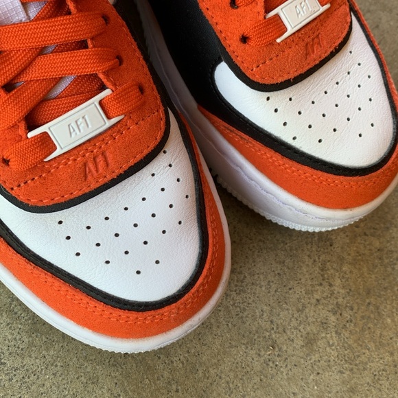 Nike Air Force 1 Low Shadow Rush Orange Black 6.5 Shoes Sneakers DQ8586800 - Picture 3 of 9